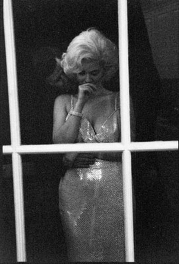 John F Kennedy and Marilyn Monroe.